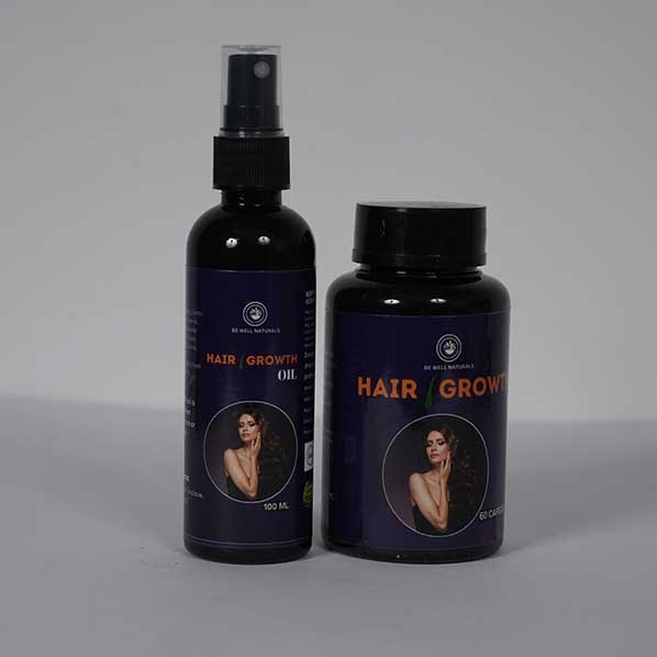 Hair growth capsule + Hair growth oil combo