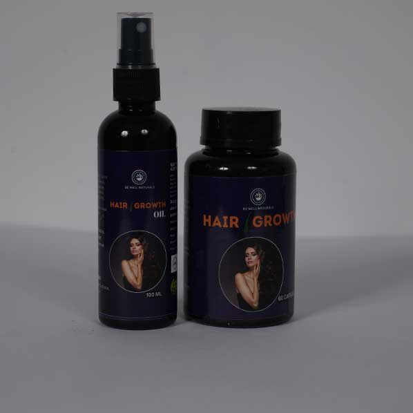 Hair growth capsule + Hair growth oil combo